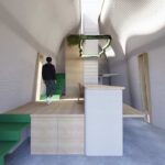 3D printed yurt house